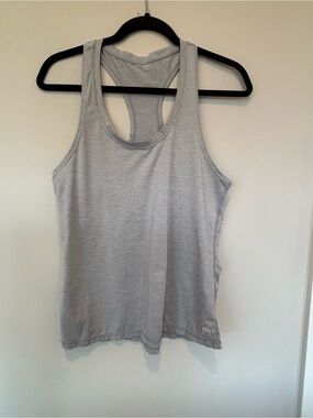 Vuori Light Gray Racerback Tank